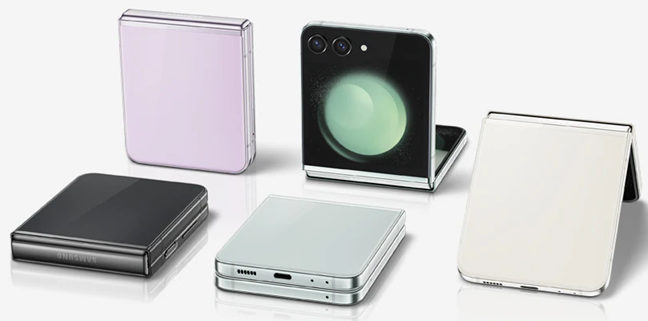The color versions for Samsung Galaxy Z Flip5