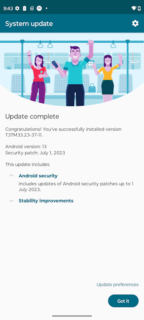 You get upgrades to two major Android versions
