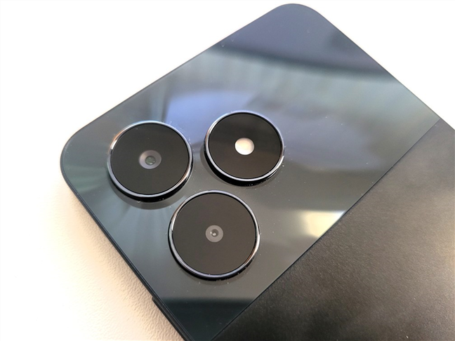 The camera system on the back of the realme C51