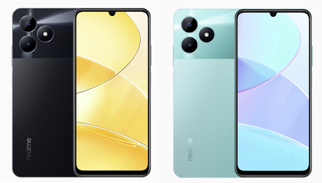 Color options for the realme C51 phone