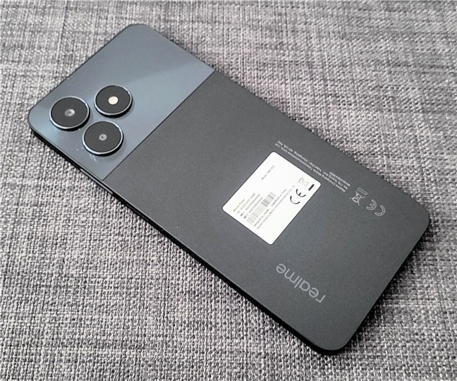 The back of the realme C51