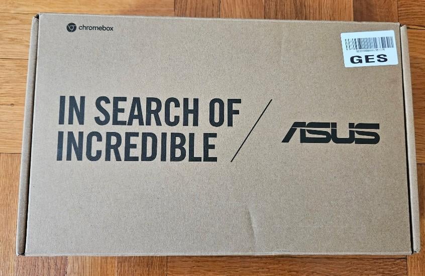 ASUS Chromebox 5 comes in an eco-friendly cardboard box