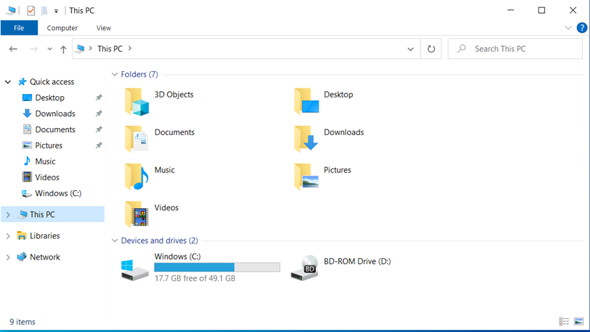 Windows 10 without OneDrive