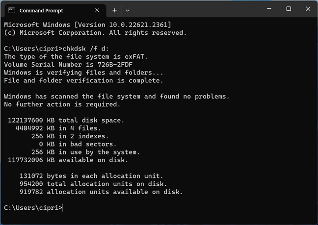 Run chkdsk to look for errors on the SD card