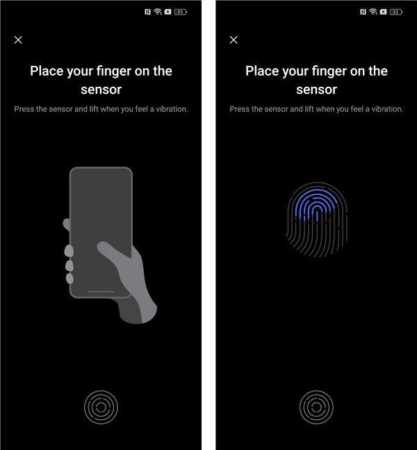 The fingerprint reader is fast and accurate