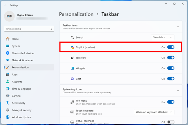 How to add Copilot to the Windows 11 taskbar