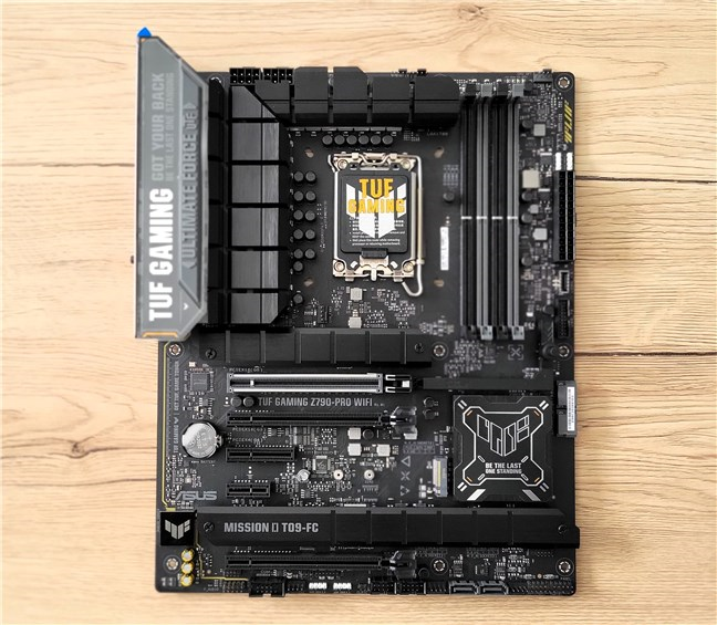 The ASUS TUF Gaming Z790-Pro Wi-Fi motherboard