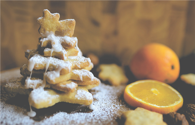 Cookies Pastries Oranges Christmas by congerdesign