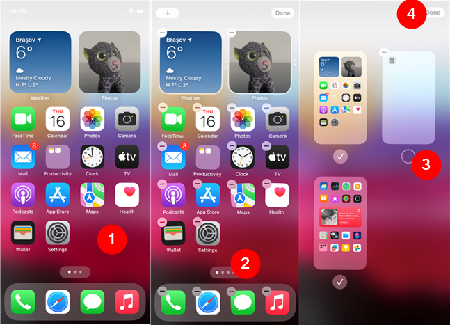 How to hide a page from an iPhone's Home Screen