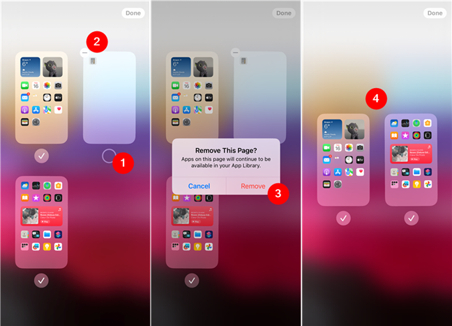 How to delete Home Screen pages on an iPhone