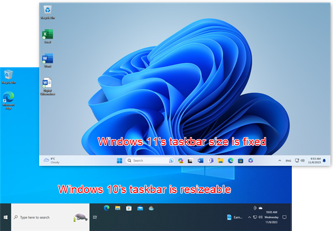Windows 11âs taskbar canât be resized