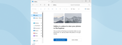 How to use the Gallery in Windows 11’s File Explorer