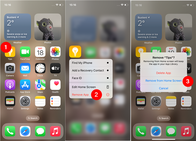 How to hide an app from an iPhone's Home Screen