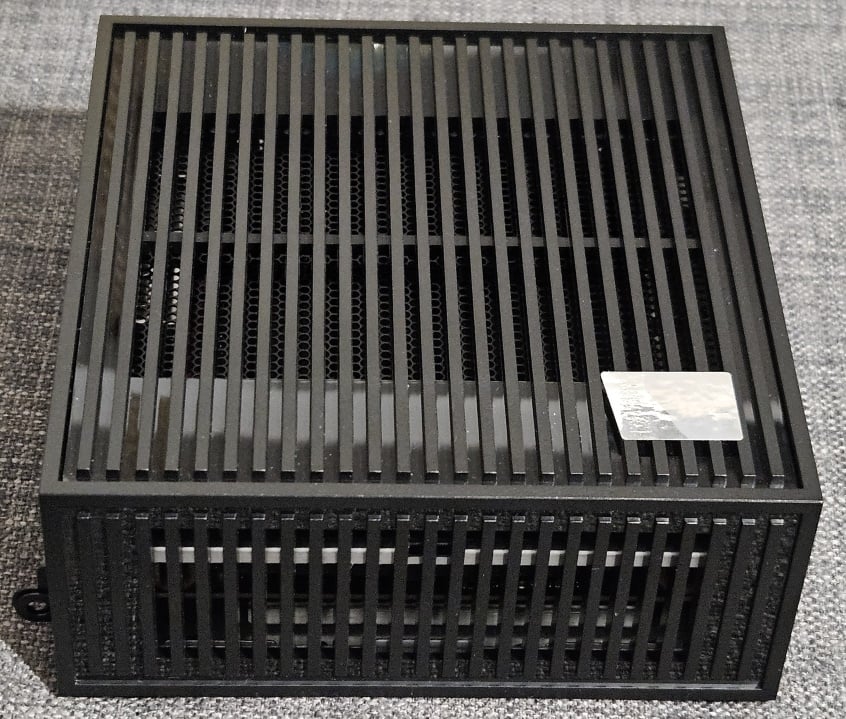 You see ventilation grids all over this mini PC