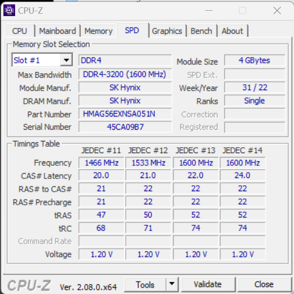 Details about the RAM