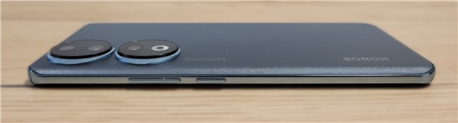The right edge holds the power and volume buttons