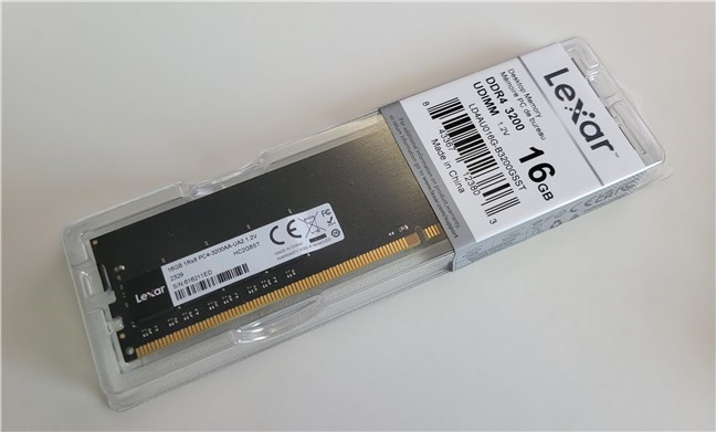 Unboxing the Lexar DDR4-3200 RAM