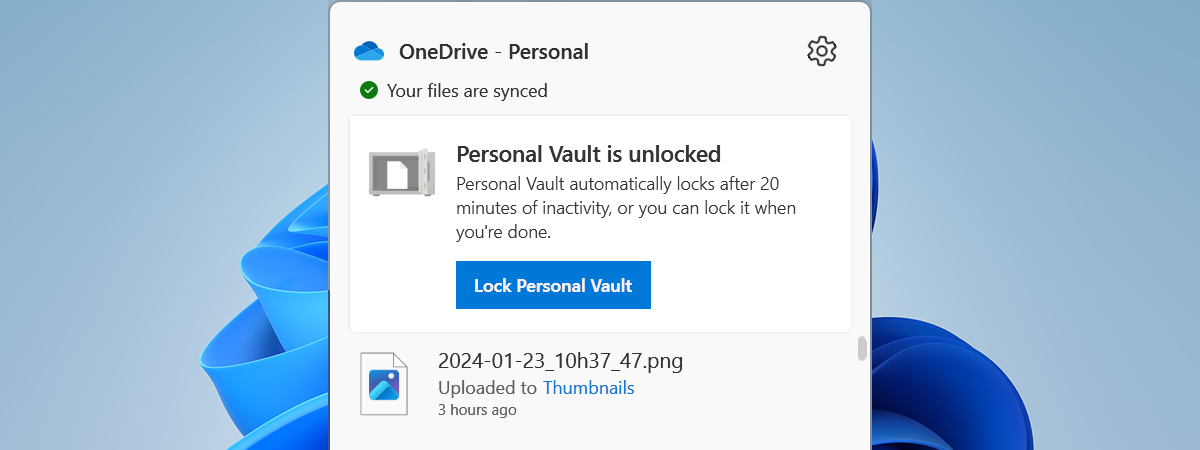 OneDrive Personal Vault