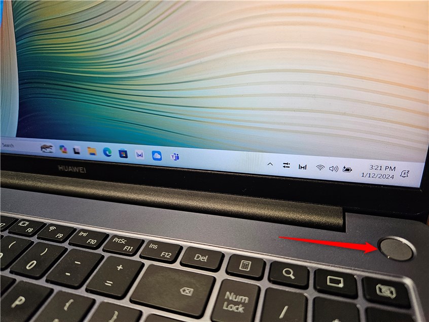 My laptop's Power button is a fingerprint reader