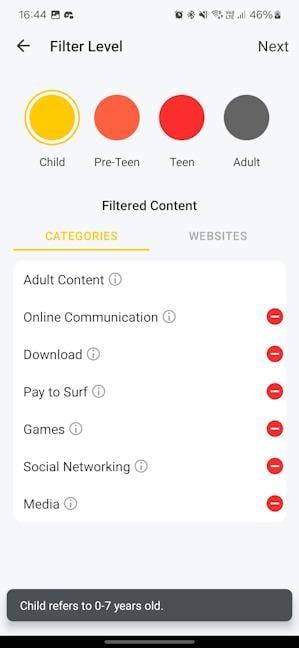 Setting up Parental Controls in the Mercusys app