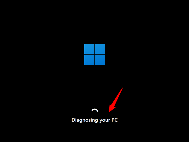 Windows 11 is diagnosing your PC