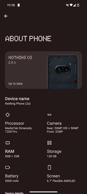 The hardware inside the Nothing Phone (2a)