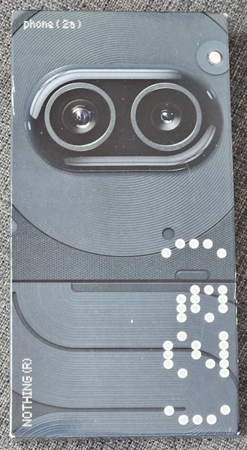 The packaging for Nothing Phone (2a)