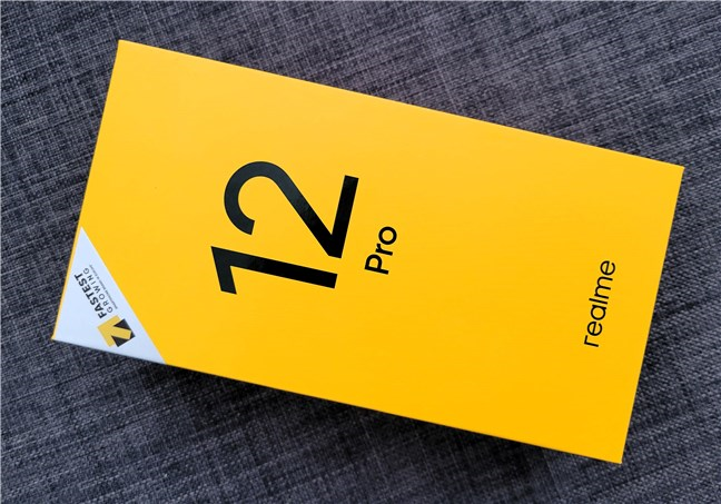 The box of the realme 12 Pro 5G