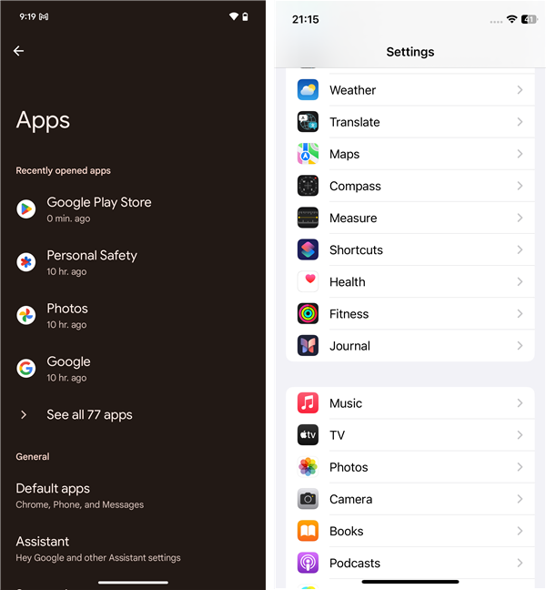 The number of apps bundled with Android smartphones varies a lot depending on the manufacturer