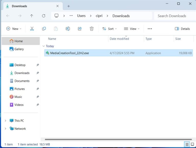 downgrade windows 10 version 22h2 to 21h2