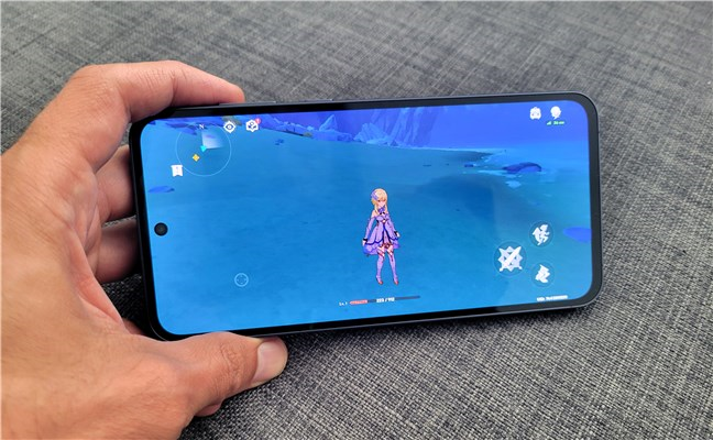 Gaming on the Samsung Galaxy A55