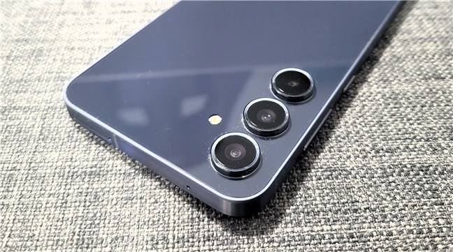 The camera setup on the Samsung Galaxy A55 5G