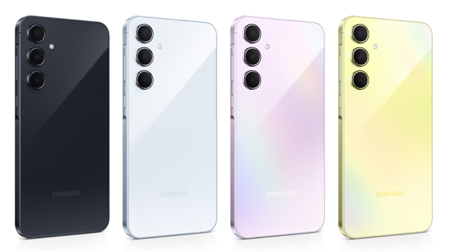Color options for the Samsung Galaxy A55 5G