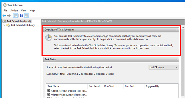 Overview of Task Scheduler