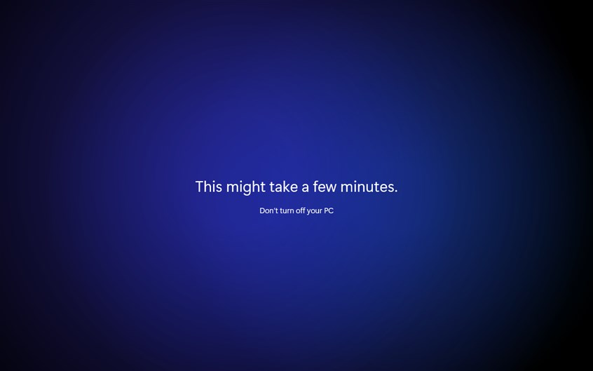 Wait a few more minutes