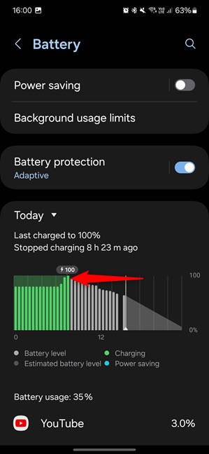 See how the Adaptive charging works