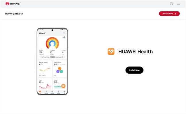 You must install the HUAWEI Health app first