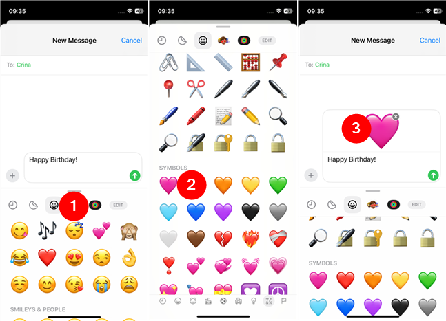 How to put an emoji sticker in a message on your iPhone