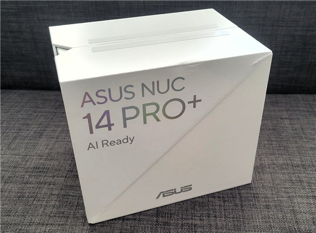 The box of the ASUS NUC 14 PRO+