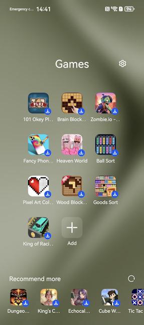 Games that you're encouraged to install