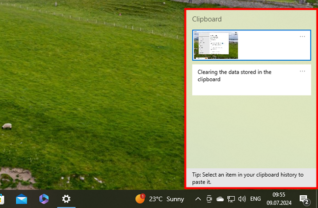 How to see your clipboard history