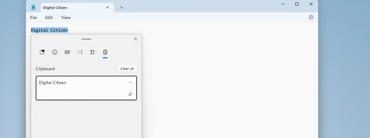 How to open and use the clipboard in Windows 11