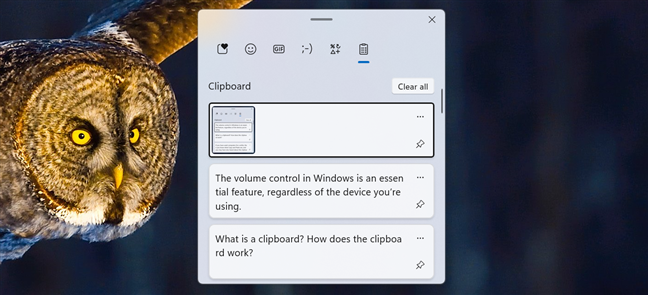 The clipboard is a memory area where content is stored temporarily