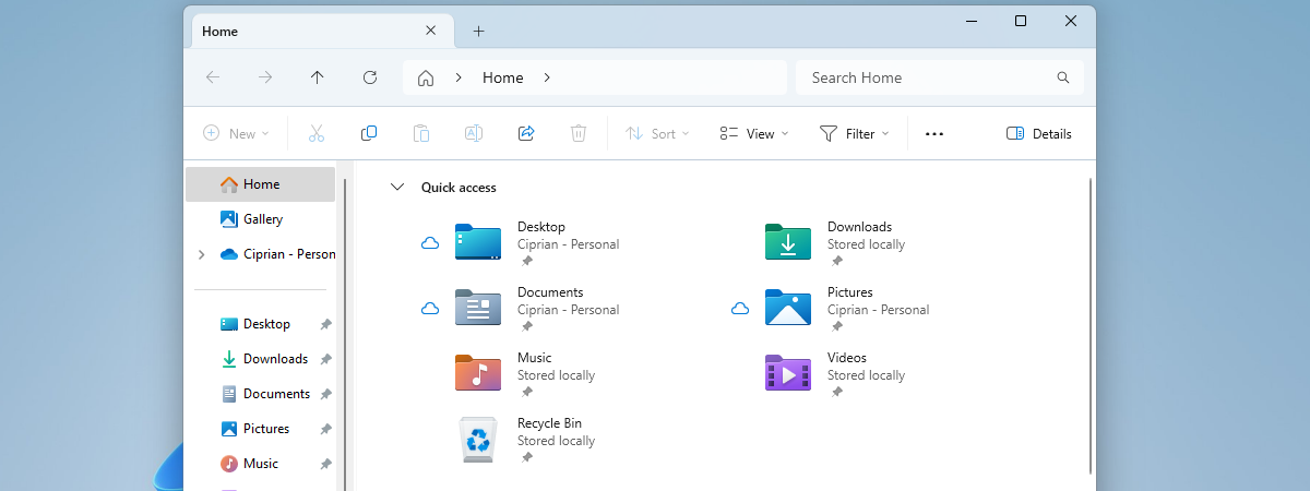 Recycle Bin in File Explorer