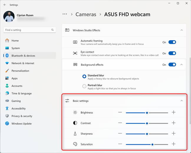 You get more basic settings on some devices