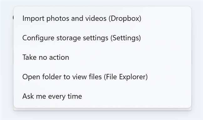 Setting how AutoPlay handles removable drives