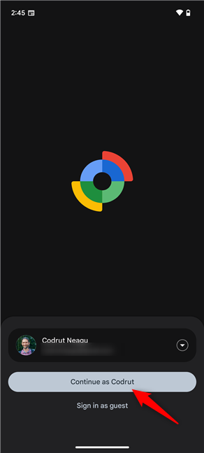 Log in with the Google Account used on the missing device