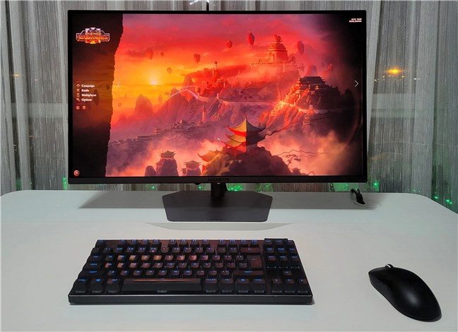 The monitor used while testing this card is gorgeous