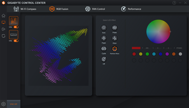 GYGABYTE Control Center