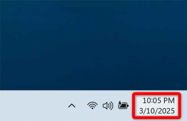 Access the notification center